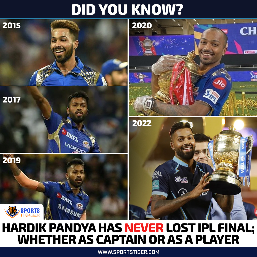 HARDIK PANDYA HAS NEVER LOST IPL FINAL 🤯 

📷: IPL  

#IPL2023 #TATAIPL2023 #Cricket #MI #GT #HardikPandya #GujaratTitans #IPLT20 #CricketFacts #CricketWorld