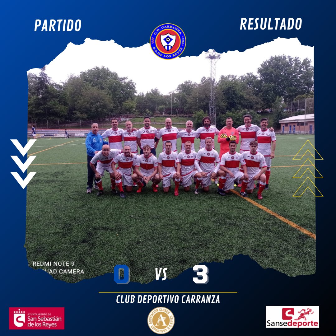 🔵⚪🔵⚪🔵⚪🔵
RESULTADO PARTIDO:
SENIOR C

RIVAL
MORA FUCKBOL CLUB 

RESULTADO:
0-3❌

MEJORES DEL PARTIDO:
TODO EL EQUIPO.

#crecemoscontigo💙 
🔵⚪🔵⚪🔵⚪🔵