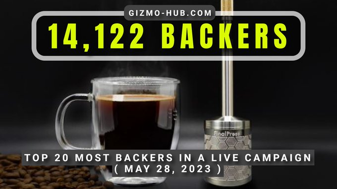 top 20 most backed live crowdfunding may 2023
