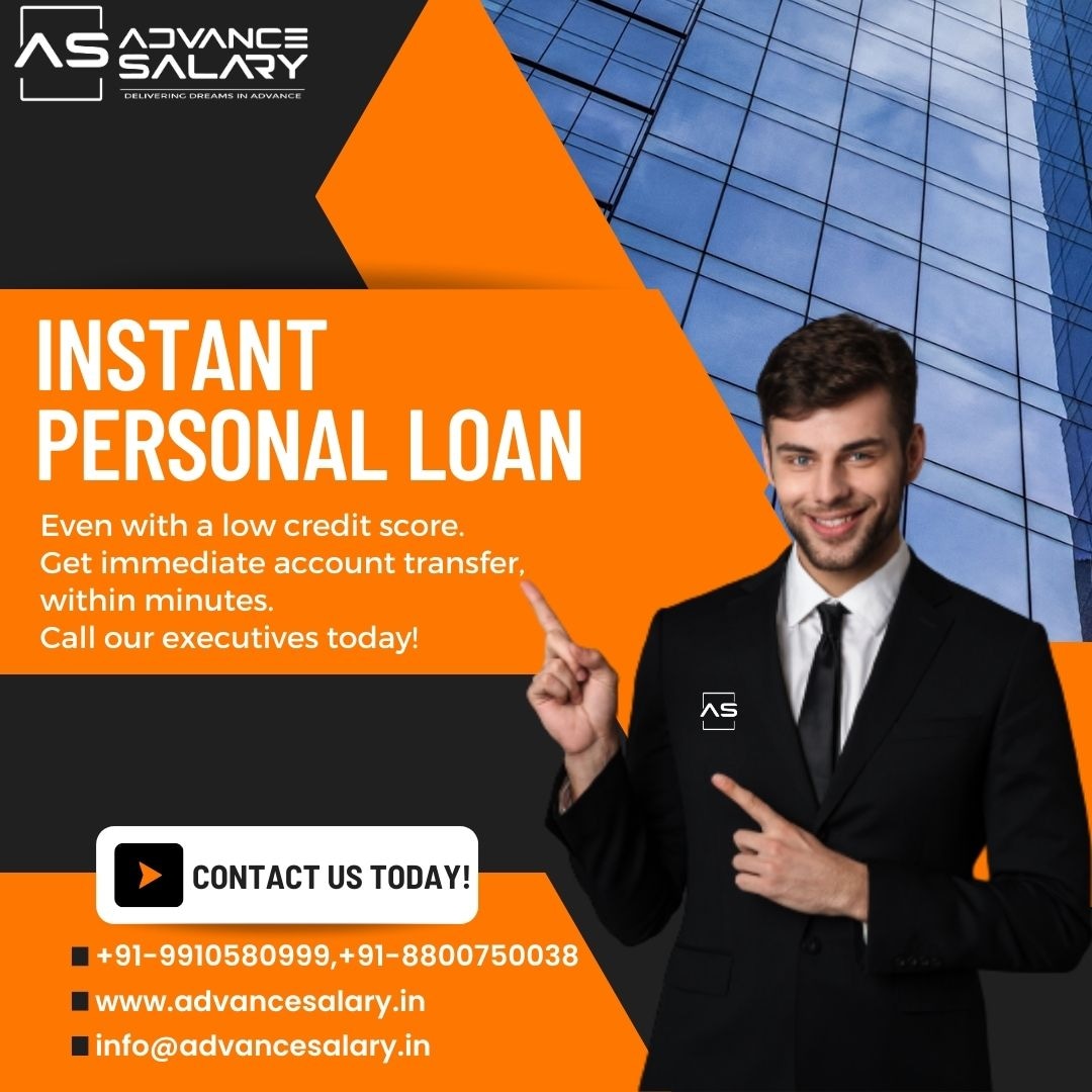 Instant personal loan even with a low credit score.