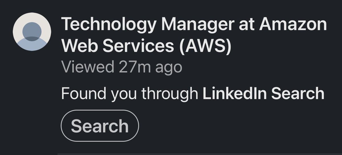 I see you @awscloud