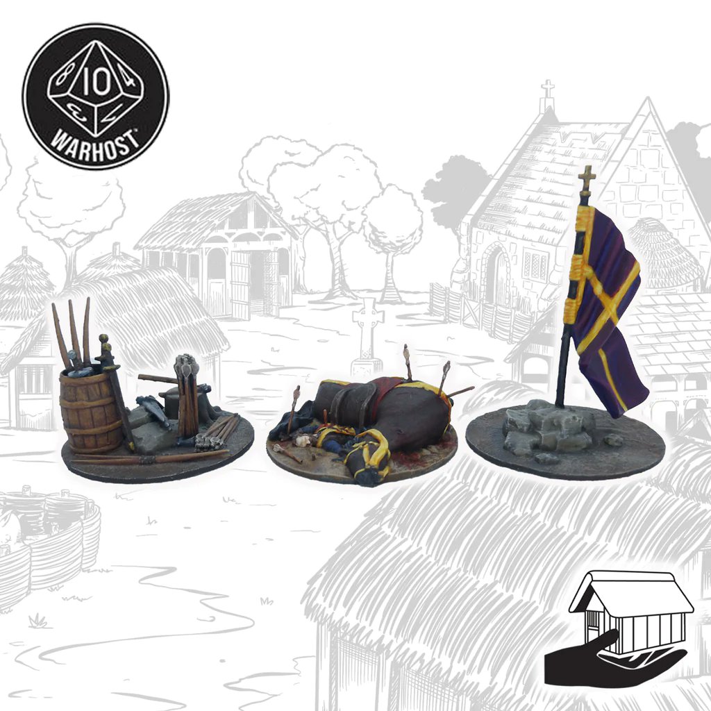 •Objectives - Spoils of War•
Beat your enemy and steal his best way of retrieving it
rebrand.ly/l9gjh4s
#BaronsWar #Medieval #13thCentury #Outremer #footsore #footsoreminiatures #SPG #wargaming #warmongers #gaming #minwargaming #tabletopgames #miniatures #figures