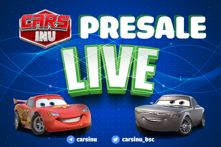 CarsInu_BSC's tweet photo. ✔️Cars Inu Presale is live ✔️

✅Presale link:
https://t.co/jljXOOTmMw

Turn on notifications and follow because this is an important event you can not ignore 🛎 https://t.co/Brd7iHBvTR