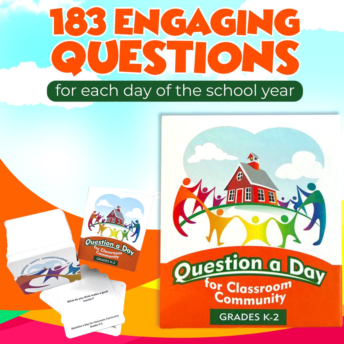BendedProd's tweet photo. Engage your students with fun interactive confidence builders. Our question cards can help! Get them on Amazon. Here's the link: https://t.co/HKTsZiyMYp
 
#teachertwitter #teachers #education #edutwitter #teaching #Learning #classroom #EarlyEd #ascd #wasa #nea #awsp #naesp https://t.co/vzMof38AiV