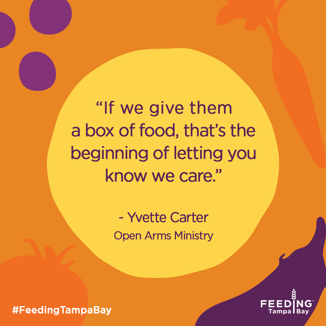 FeedingTampaBay's tweet photo. Feeding Tampa Bay focuses on providing food to about 1 million food-insecure families in the 10-county area of West Central Florida. Join us in honoring #WorldHungerDay, by signing up for a volunteer shift today! https://t.co/NhndHK5a1H https://t.co/hQeuQf5STz