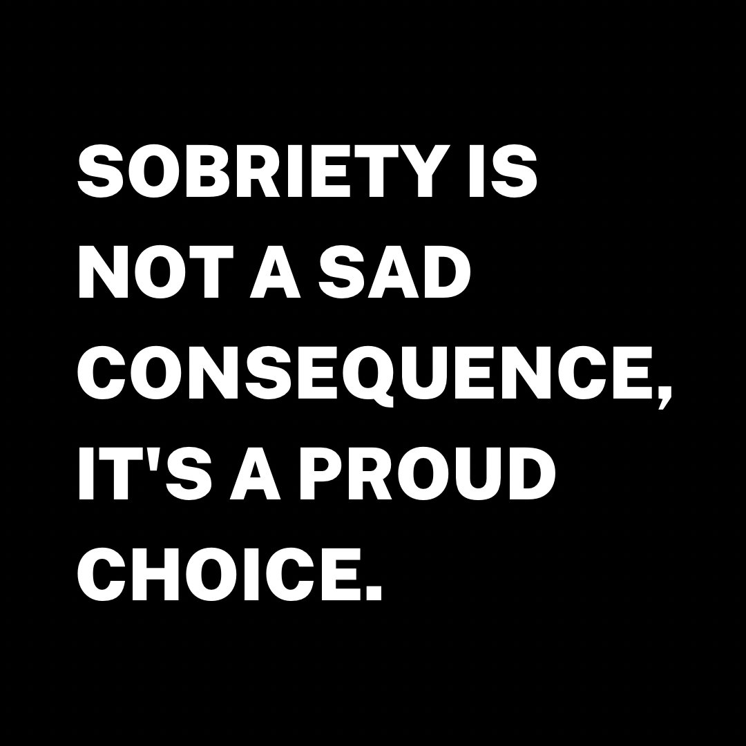 Double tap if you agree #sobriety is a proud choice! 
.
#grateful #sobriety #recoverysayings #alcoholfree #soberandhappy #soberandproud #drugaddiction #alcoholism #alcoholfree #wedorecover