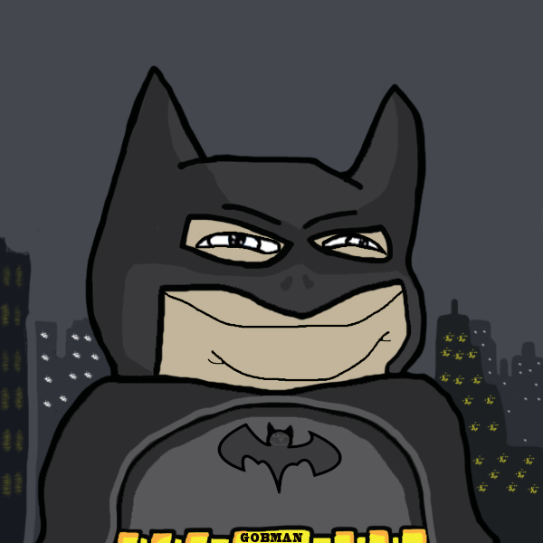 We are giving away "The Gobman"
Protector of Goblinarinos and smol animals.

How to participate:
Follow us, like and rtussy this post.
Lastly tell us how you will protect the gob city.

Winner will be drawn on Tuesday through random picker app ting.