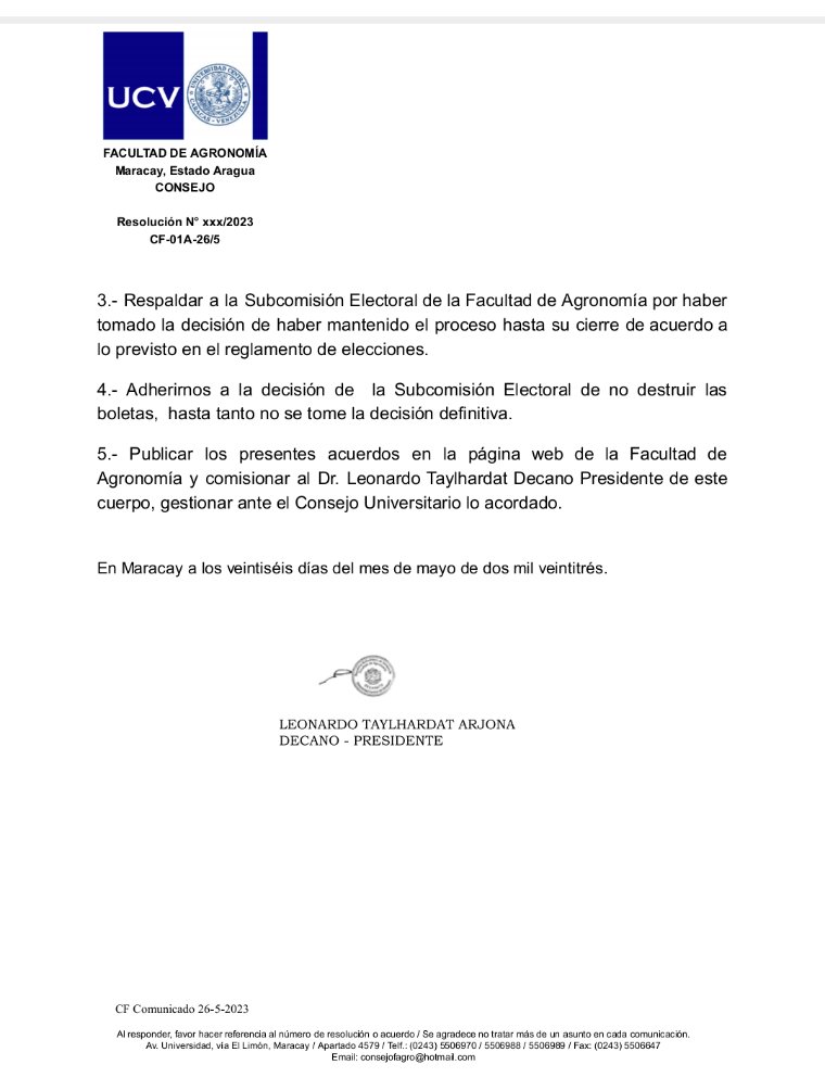 fabiborregales's tweet photo. Ante los eventos que empañaron las elecciones en la UCV, es importante que los que estuvieron presente y pendiente del proceso electoral en Maracay @UCV_FAGRO enten al tanto de la postura de las autoridades y la comunidad en general @kurucuteando @Elperiodiquito @MARACAYINFORMA https://t.co/CRvEoJQIjd