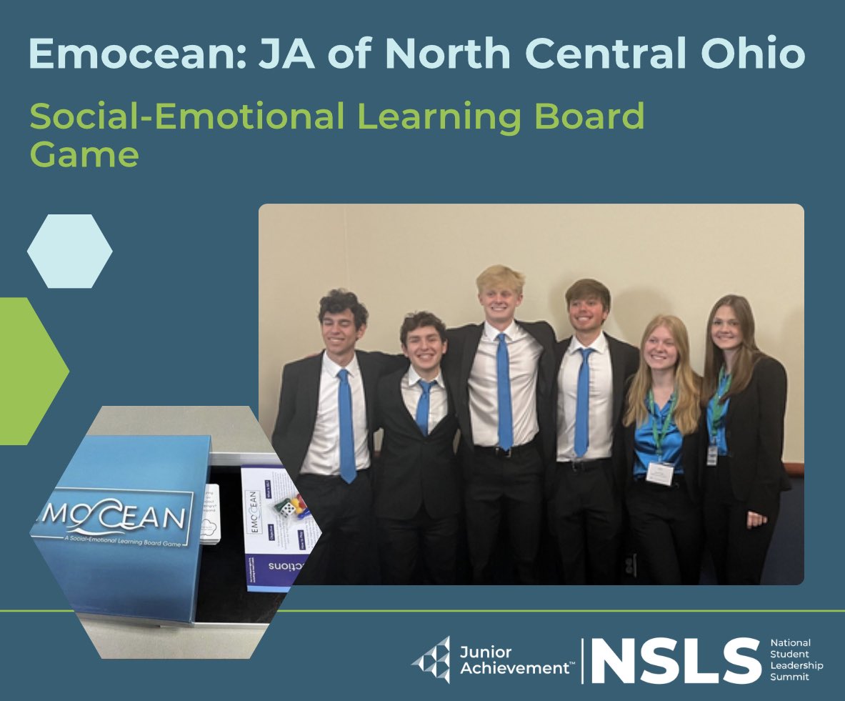 JAStudentSummit's tweet photo. Next, meet Emocean from JA of North Central Ohio! π
-
Congratulations to you all for making it to NSLS, we canβt wait to see you there.
-
Countdown: 14 days!!
#JAStudentSummit23 #JANSLS23 #JACompanyoftheYear #JAStudents https://t.co/vYd1ibcbsz