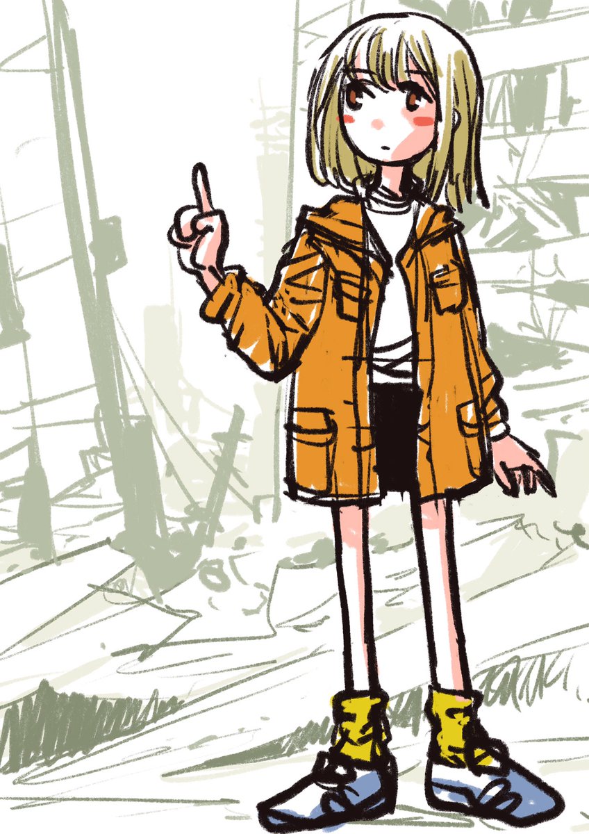 「幸せよ、この指とまれ…」|夢野れい@最近はアニメの設定描いてますのイラスト