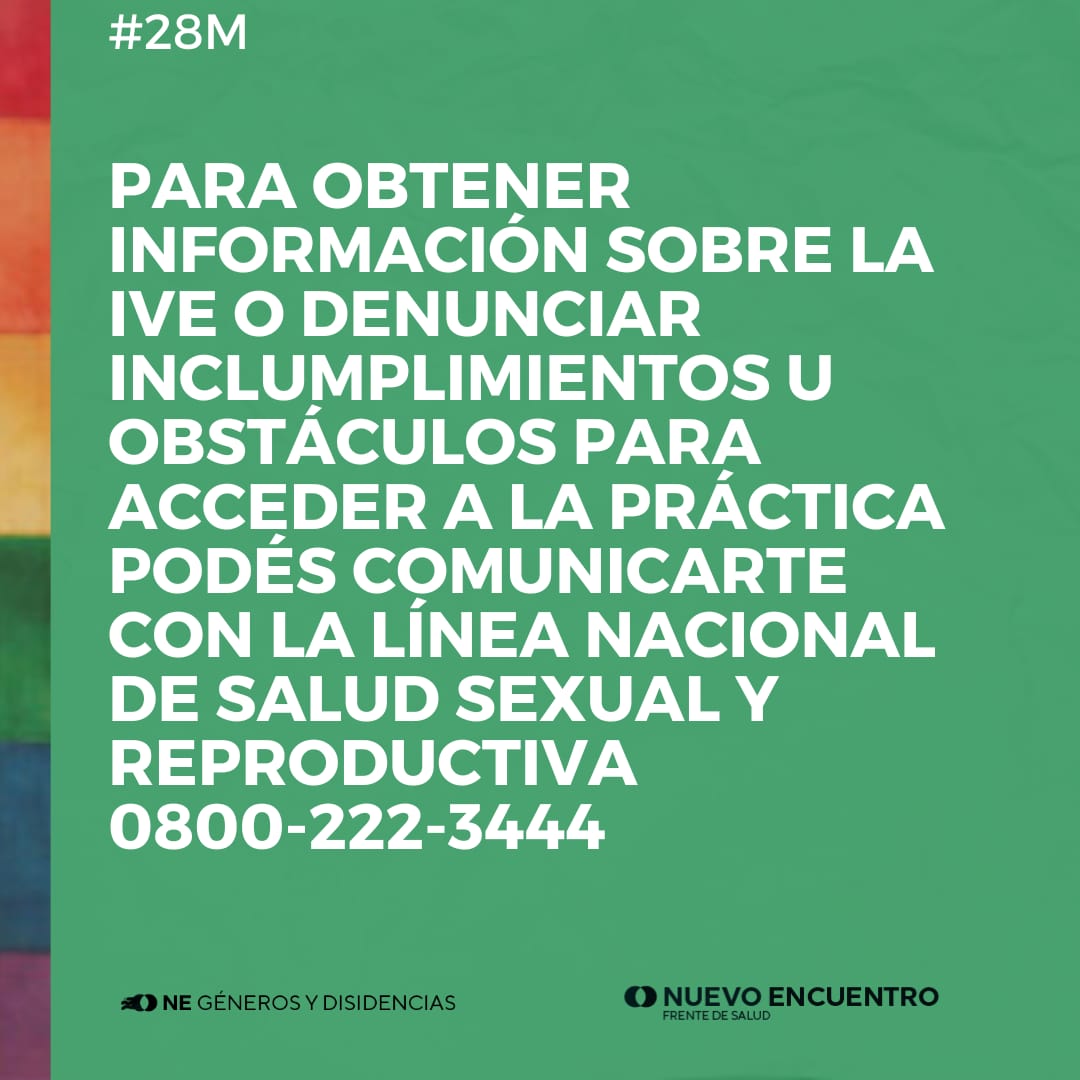 generosne's tweet photo. 👉🏽Para obtener más información sobre la IVE o denunciar incumplimientos u obstáculos para acceder a la práctica podés comunicarte con la línea nacional de salud sexual y reproductiva 
0800- 222- 3444. https://t.co/FezQtLfCdS