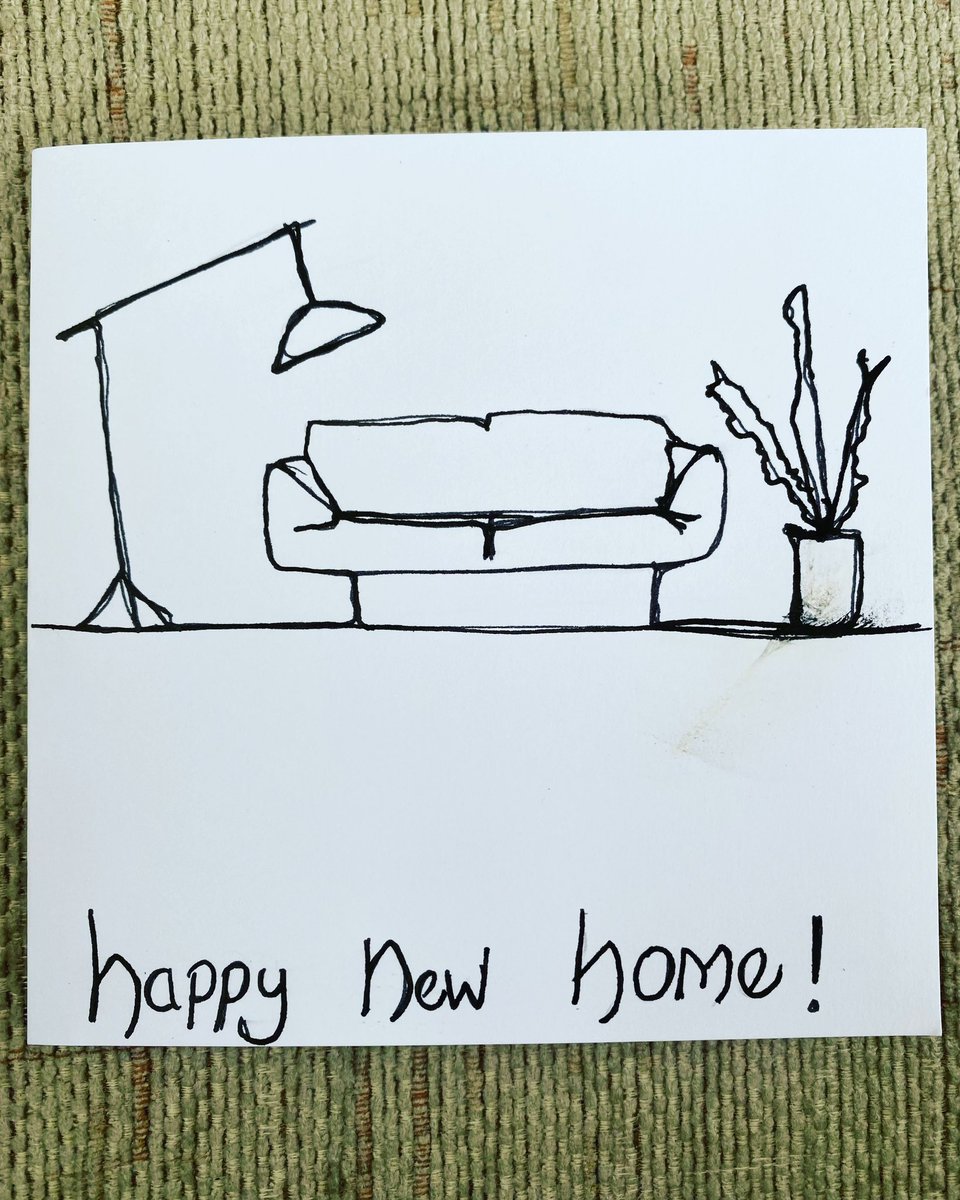 sarah1_art's tweet image. Designing hand drawn cards today so here is todays 1st design a new home card #movinghouse #newhome #carddesigns #handmadecards #handdrawncards #artontwitter #howesheprints #_arts_howe #linedrawing