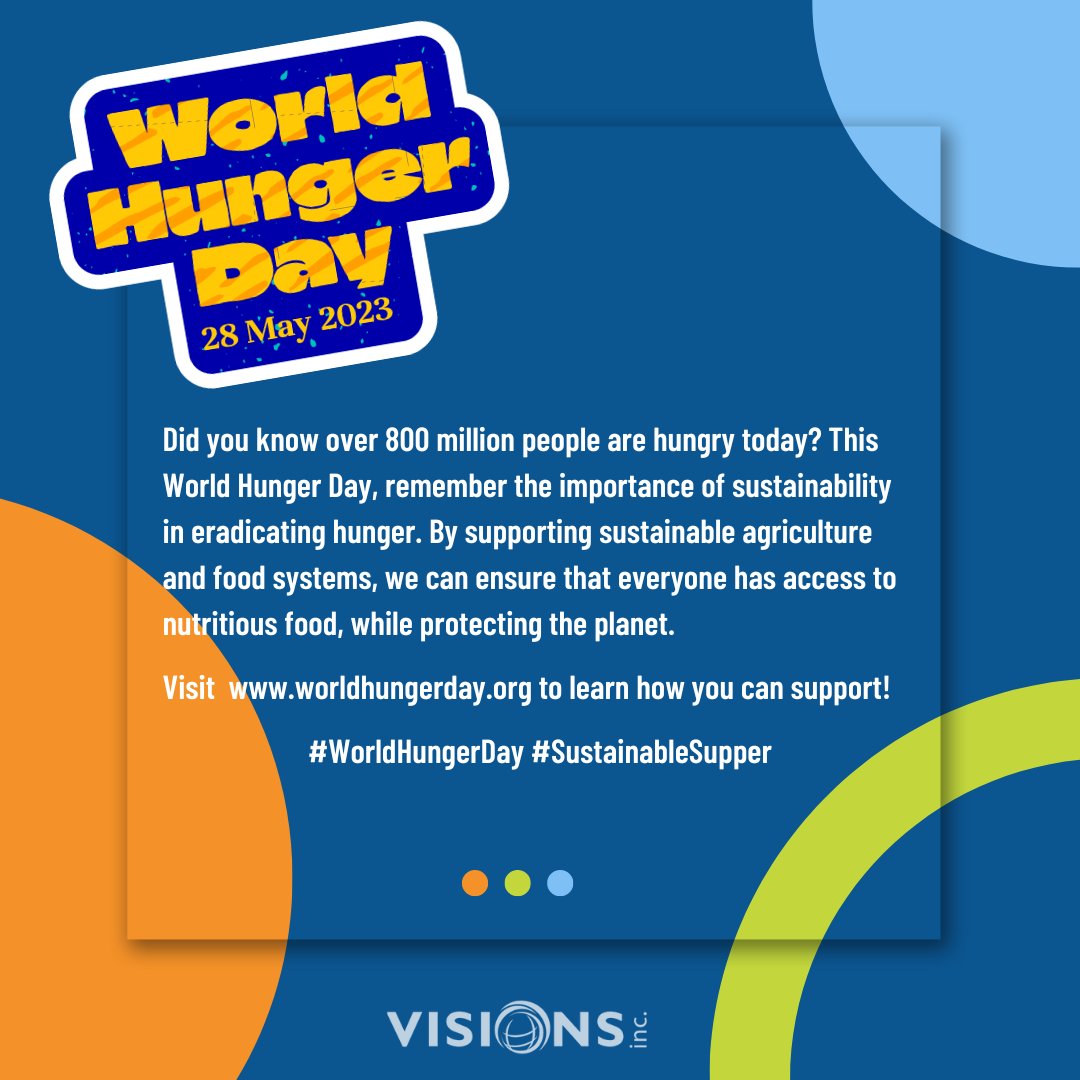 Today on World Hunger Day, we recognize the impact that food insecurity has on marginalized communities globally, AND we are reminded that we have the power to end it. 

Join us in supporting @thehungerproject by cooking sustainably this World Hunger Day!