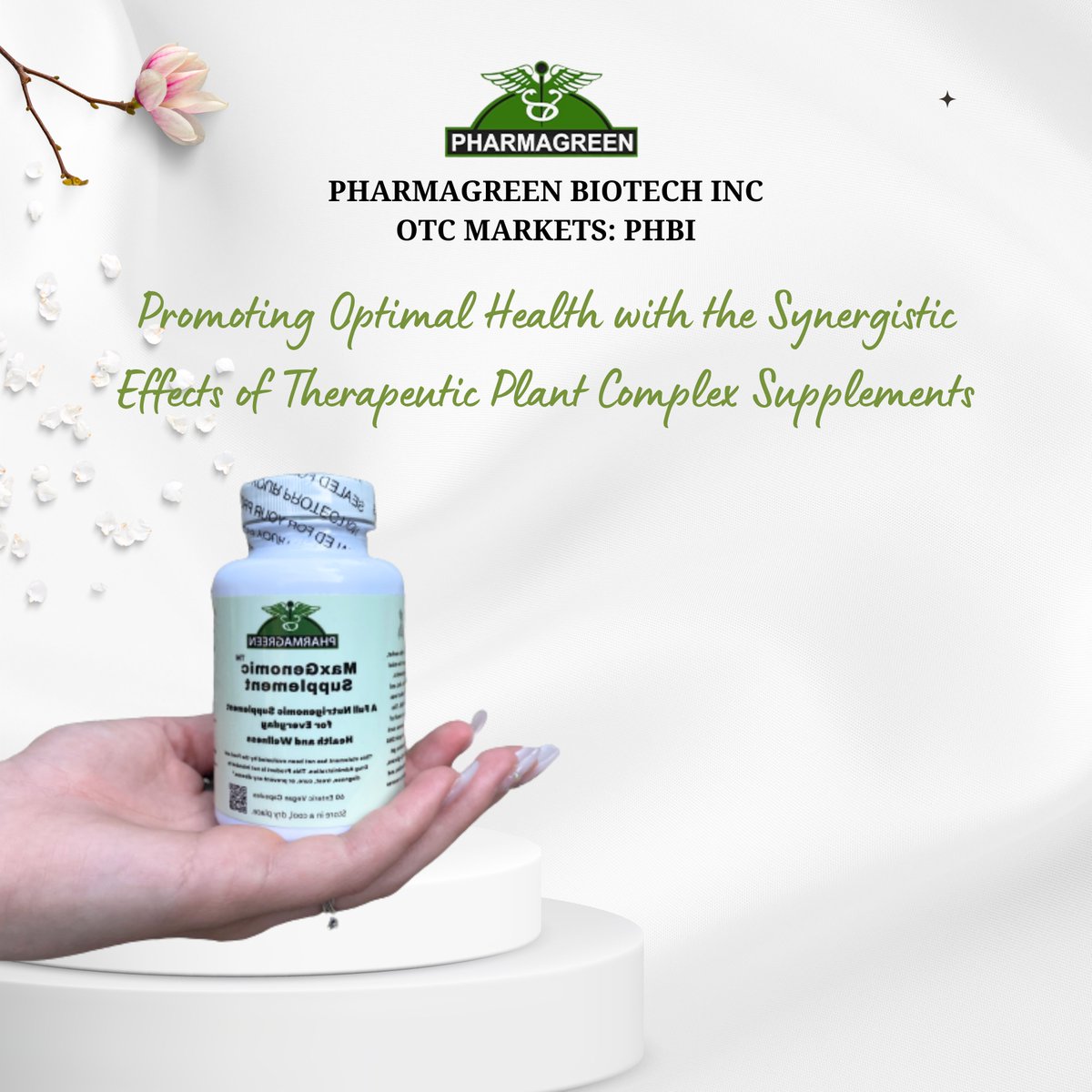 pharmagreeninc's tweet image. Promoting Optimal Health with the Synergistic Effects of Therapeutic Plant Complex Supplements

Pharmagreen Biotech Inc
OTC Markets: $PHBI
-
-
#maxgenomic™ #ingredients #supplement #biotech #pharmagreen 
#medicinalmushrooms #mushrooms #magicmushrooms #mushroom