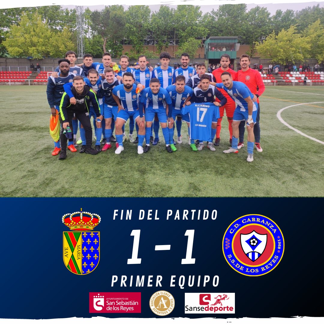 🔵⚪🔵⚪🔵⚪🔵
RESULTADO PARTIDO:
Senior A 

RIVAL
<a href="/EMFCDCobena/">𝐄𝐌𝐅 𝐂.𝐃.𝐂𝐎𝐁𝐄Ñ𝐀</a> 

RESULTADO:
1-1 🟰

GOLES:
Kempes ⚽

MEJORES DEL PARTIDO:
Todo el equipo 

🔵⚪🔵⚪🔵⚪🔵