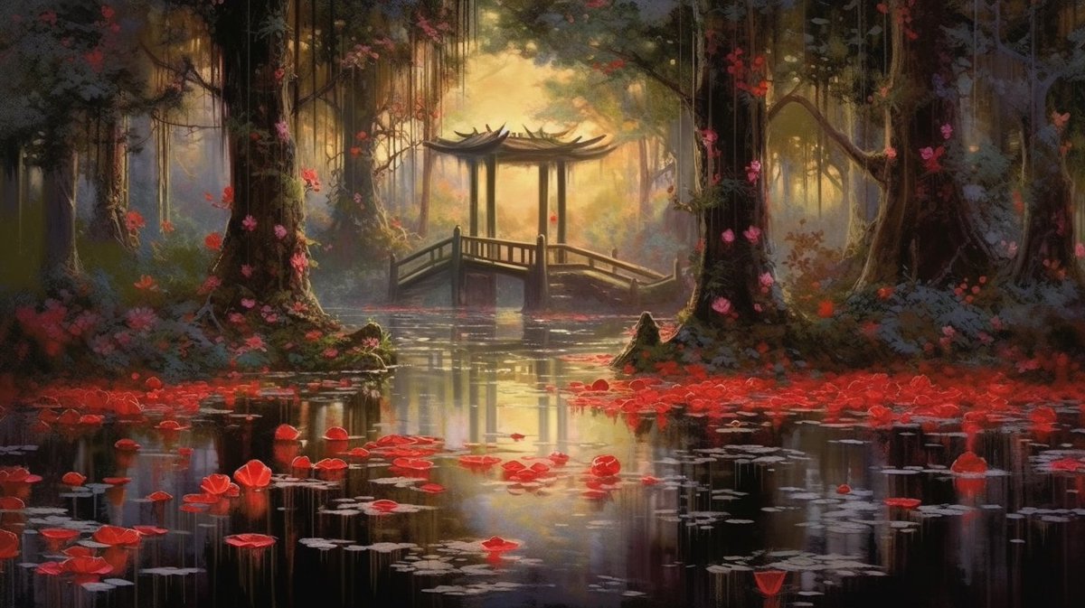 #Midjourney cool Japanese themed image #AIArt