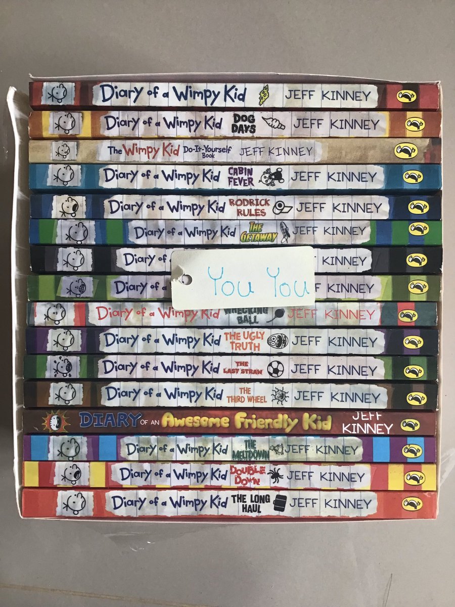 K65394097's tweet photo. Diary of a wimpy kid ขออนุญาตส่งต่อค่ะ
1 ชุดมี 16 เล่ม ราคา 800 บาท ขอค่าส่ง 50 บาท
ปกอ่อน สภาพใหม่ อ่านแค่สองสามเล่มแรก ไม่มีรอยเขียน สนใจดูเพิ่มเติมได้ เนื้อหาอ่านง่าย เหมาะสำหรับฝึกอ่านภาษาอังกฤษ

#หนังสือมือสองสภาพดี #หนังสือภาษาอังกฤษ #หนังสือ https://t.co/XhL5rcyH4i