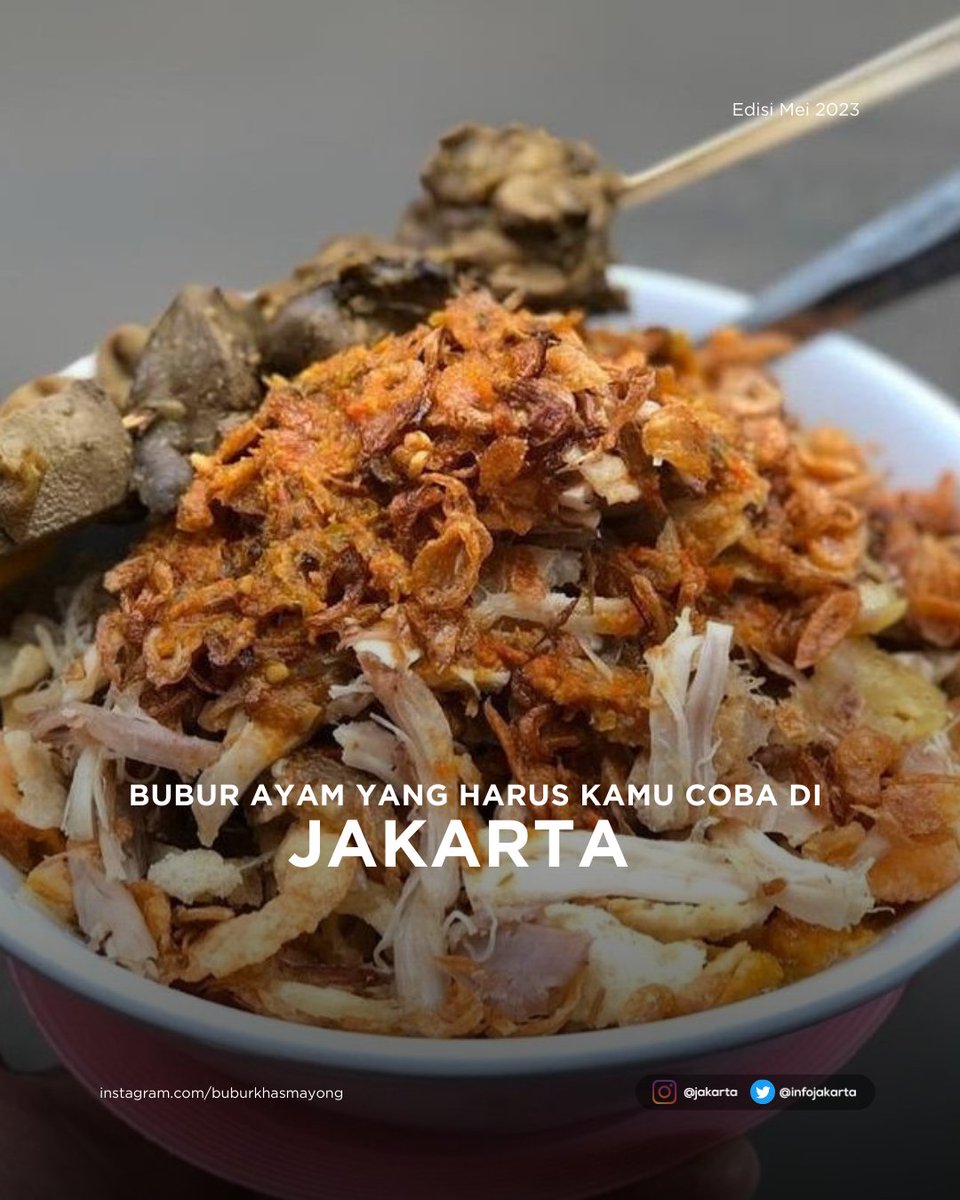 infojakarta's tweet photo. Jadi makan bubur itu lebih enak diaduk atau tidak? 
Rekomendasi bubur enak di jakarta. https://t.co/OPNoRe7spm