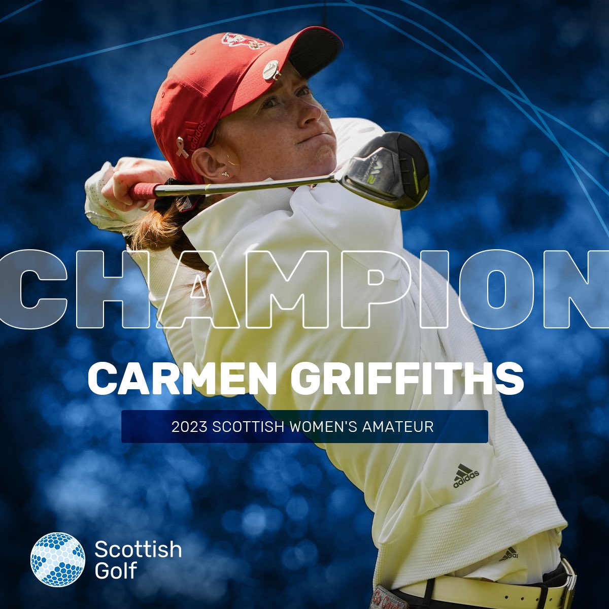 Our 2023 Scottish Women’s Amateur Champion 🏆🏴󠁧󠁢󠁳󠁣󠁴󠁿🏌️‍♀️

@carmen1_golf 👏

Results 👉 scottishgolf.org/matchplay-comp…