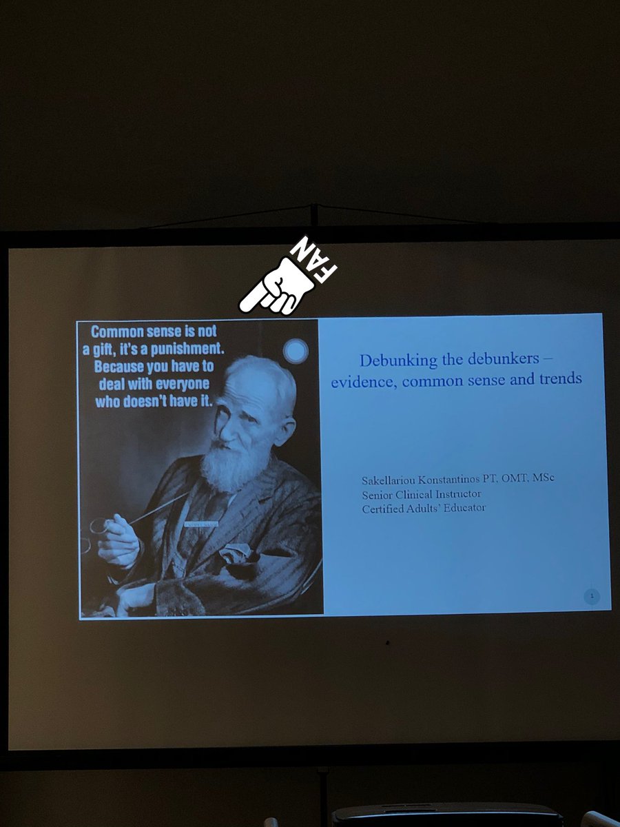 harris_kk4's tweet image. #Physiotherapy #Common_sense 
#Evidence_Based 
#George_Bernard_shaw