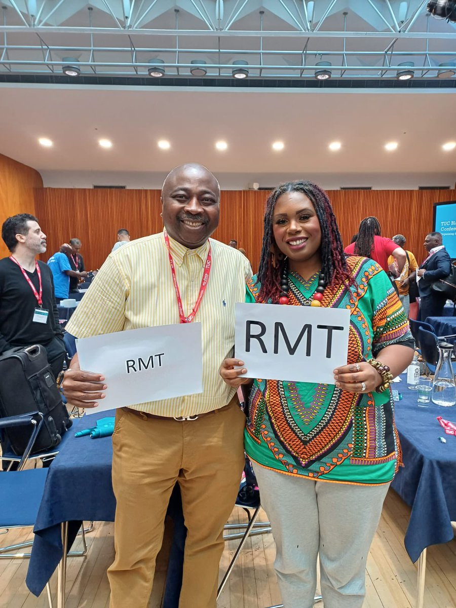 Congrats to @RMTunion National Black & Ethnic Chair and Secretary being successfully elected onto TUC Race Relations Committee. #TUCBWC23