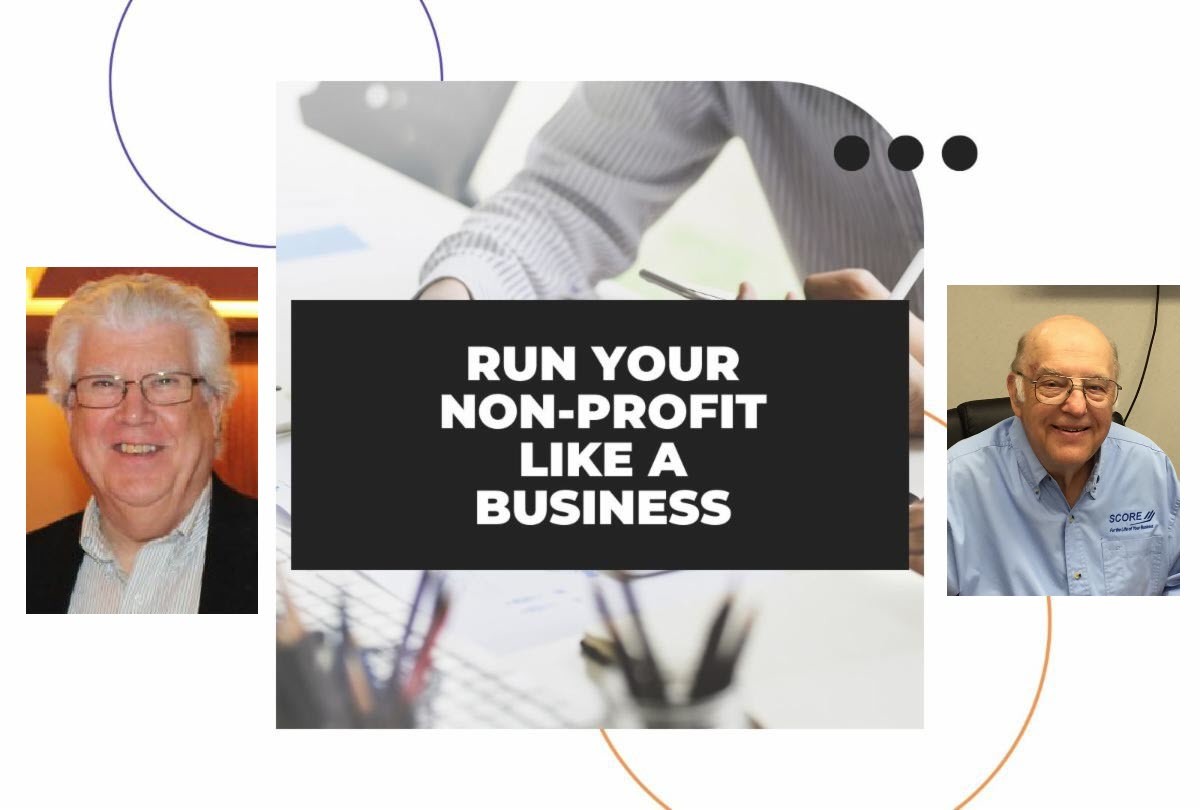 Last chance to register for our FREE webinar: 'Run Your Non-Profit Like a Business.' Learn how to manage your non-profit effectively. Join Joe Lutes and Fred Weinhold for their valuable insights!

conta.cc/42VdNfF

@scorementors #nonprofitmanagement #businesssavvy
