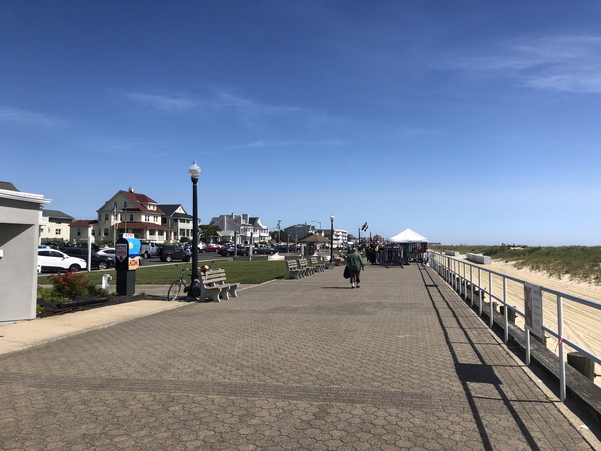 Beautiful day at the Jersey shore.