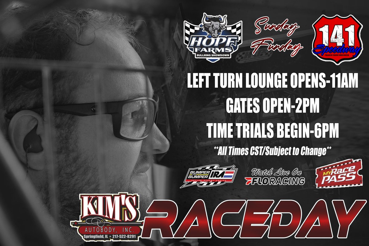 It’s Raceday!!! Day ✌️here in beautiful Wisconsin!! Head out to 141 Speedway and watch the Bumper to Bumper IRA Sprints. Watch on FloRacing if you can’t be there. 

📸Emily Schwanke