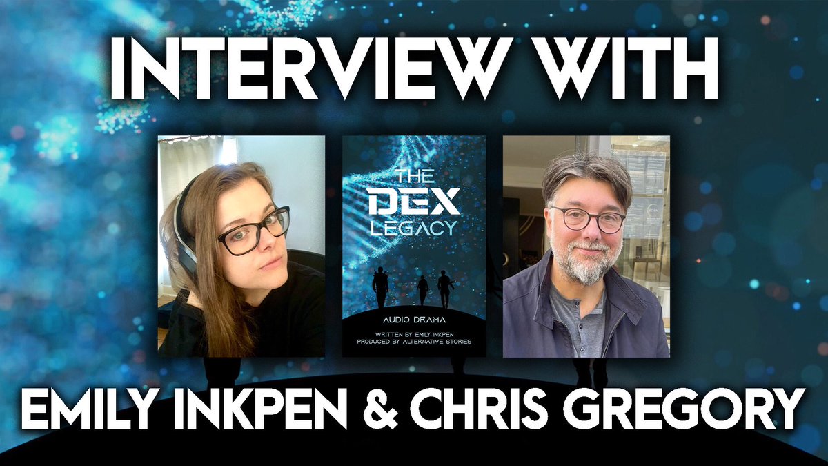 SFFAddictsPod's tweet image. VIDEO INTERVIEW: FanFiAddict reviewer/sci-fi author @FrasierArmitage recently chatted with author @emilyinkpen and Chris Gregory of @StoriesAlt, where they dig into The Dex Legacy audio drama, voice acting, character-driven stories and more!

Watch here: youtu.be/9xMMD8hlVYY