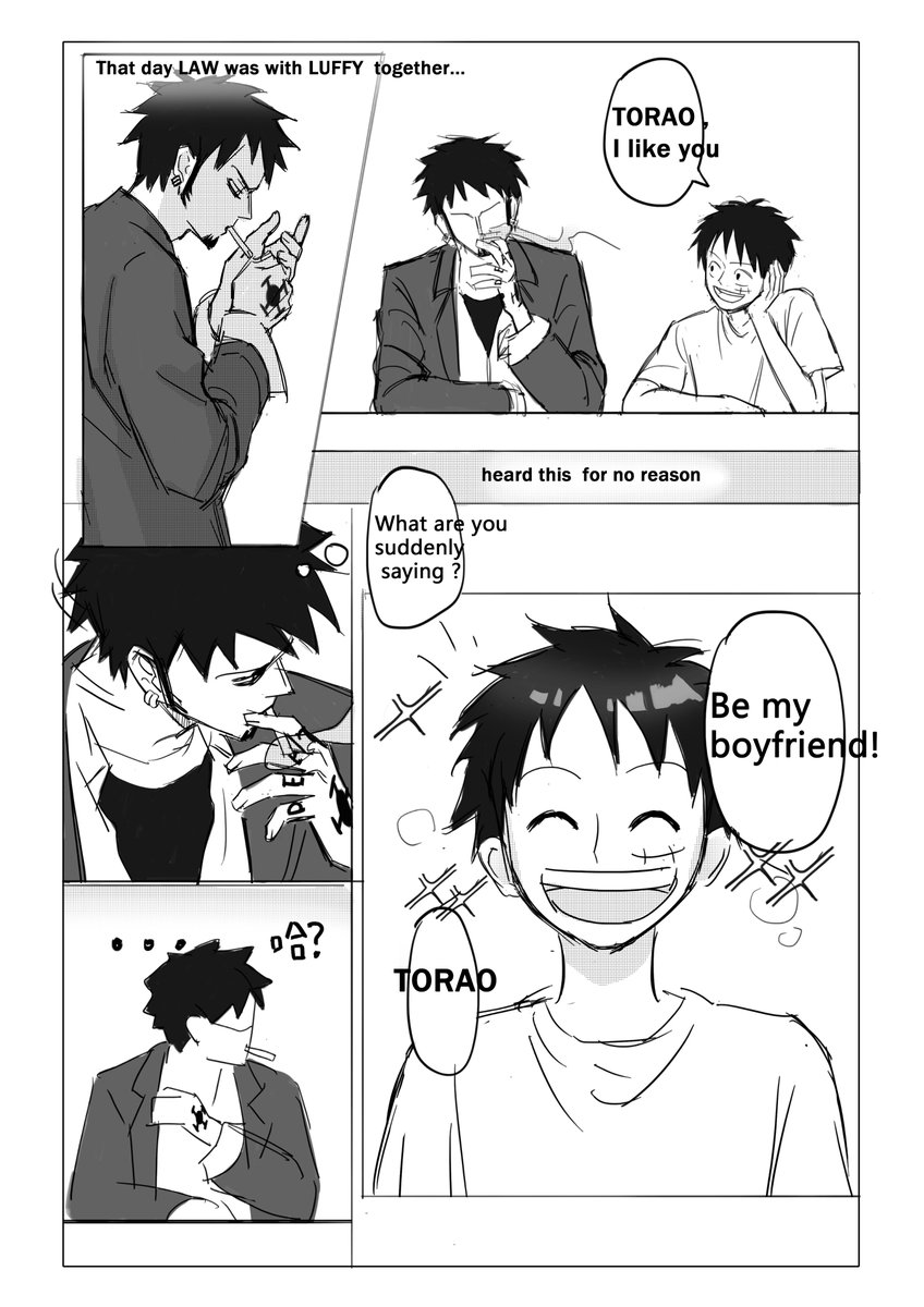 Qinyu0314's tweet photo. BE MY BOYFRIEND! TORAO!
ps: LAW smoke   (please be casual about this
#lawlu #ロール https://t.co/otMZHHaiqK