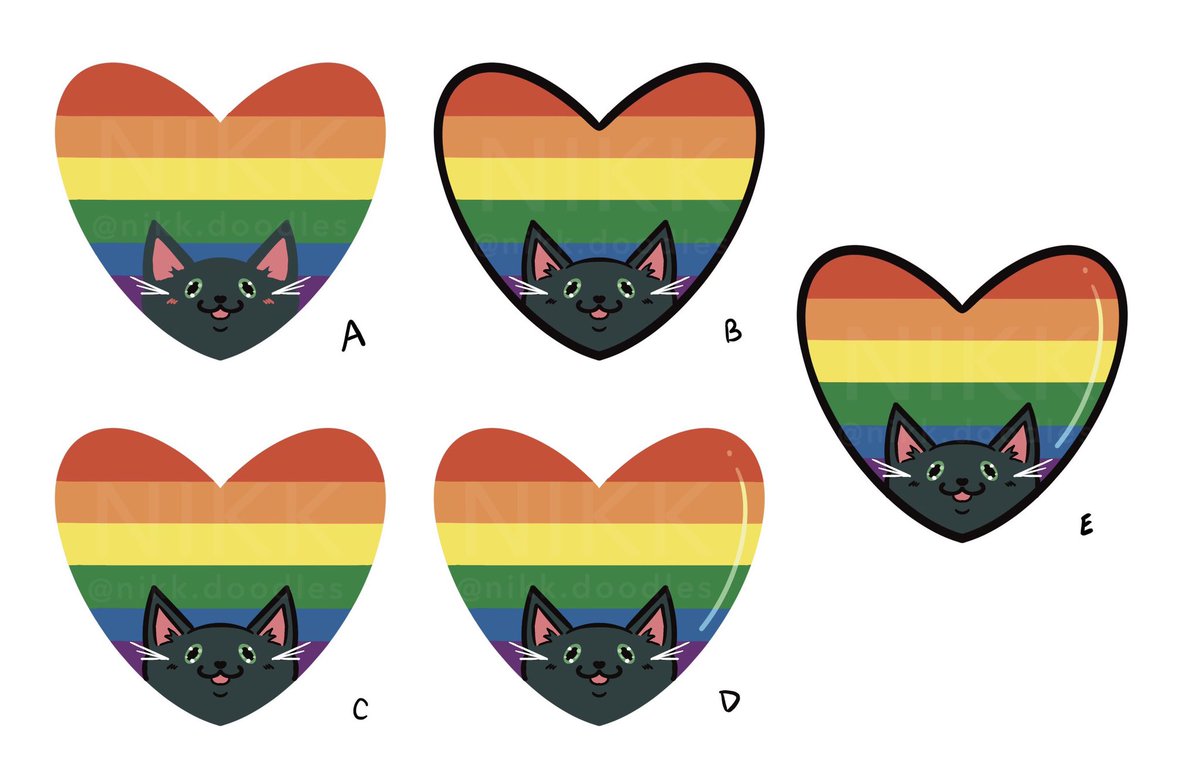 NikkDoodles's tweet photo. Working on Pride Stickers! Keep an eye out for pre-orders 👀 https://t.co/ctMi0i3w4V