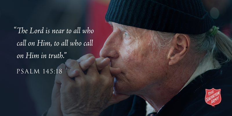 SalArmyDurhamNC's tweet photo. Sunday Inspiration
"The Lord is near to all who call on Him, to all who call on Him in truth."
-Psalm 145:18 https://t.co/xDyQvzBHWF