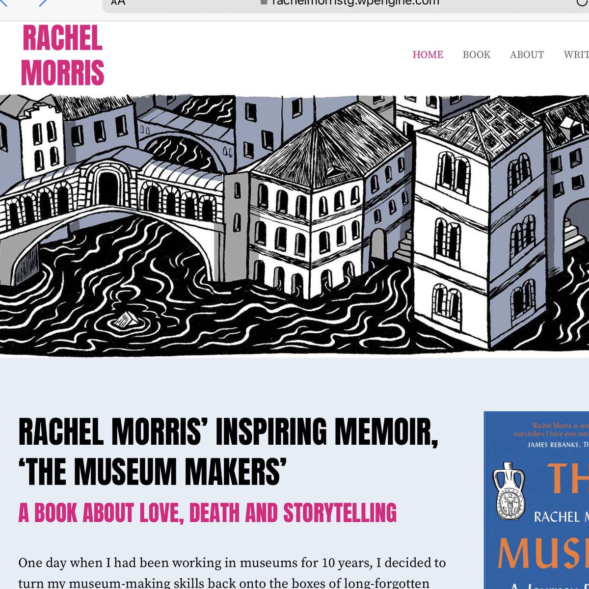 Hooray, I have a new website at rachelmorriswriter.co.uk with blogs to come on #museums #memory #storytelling #folklore #magic #imaginarymuseums and #writing  So all the best things in life