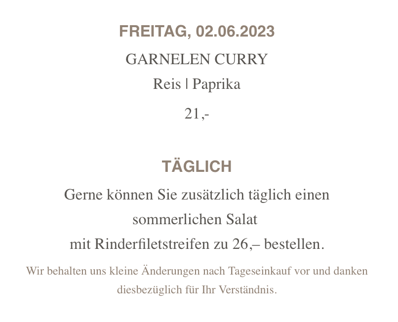FHRHAUS2's tweet photo. Schon wieder eine kurze Woche - das bedeutet Mittagslunch im FÄHRHAUS #Koblenz gibt´s von Dienstag bis Freitag - im Restaurant "Landgang" von 12:00 bis 14:00 Uhr. Ihre/Eure Mittagspause mit schmackhaften frischen  Gerichten. Und zwar diesen hier ...
@Eike_Gethmann @rptaktuell https://t.co/NJTIAVM4xh