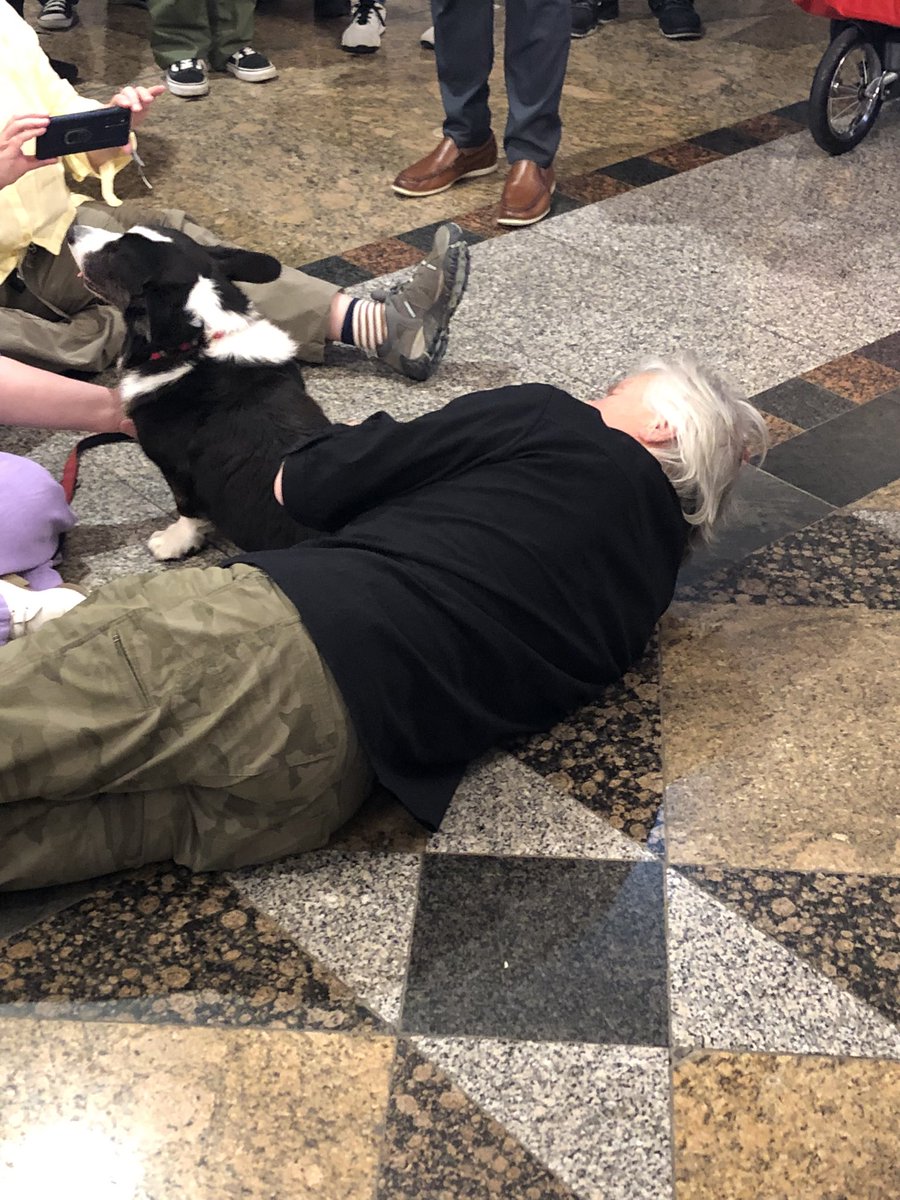 Cydonia_26's tweet image. Richard Dean Anderson really, really love Dogs!! #fedcon