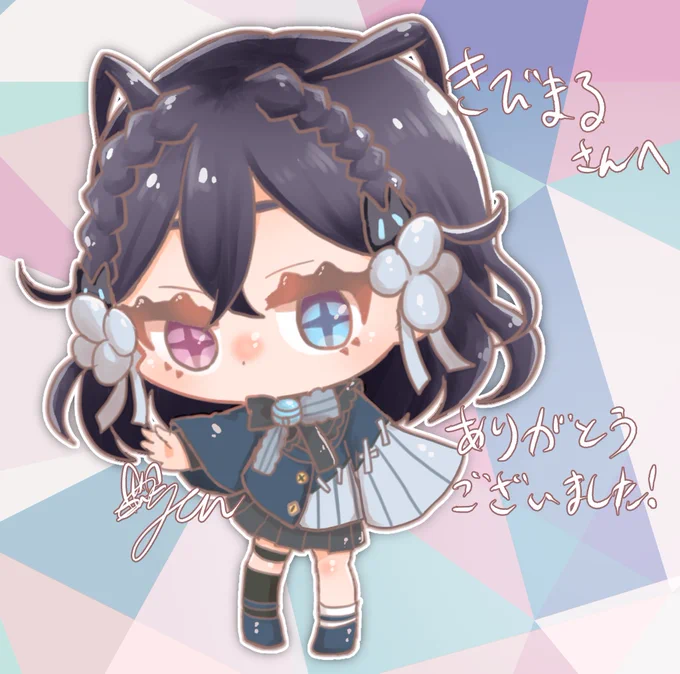 立ち絵企画にて描かせていただきました。 企画へのご参加ありがとうございました〜!