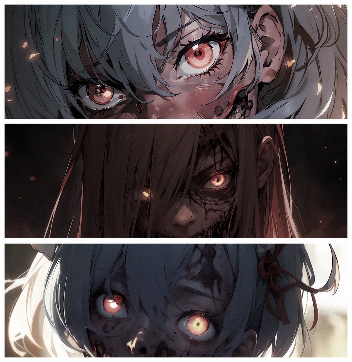 Waifu Art on Twitter "Feeling like a zombie IRL, so look forward to some zombiethemed waifuart