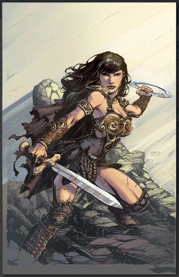 “Xena: Warrior Princess” by David Finch
#Xena