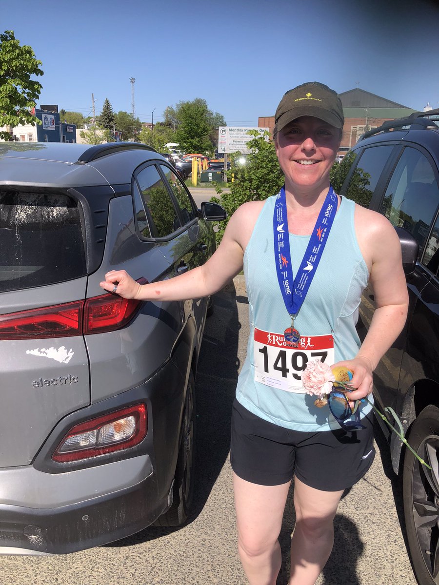HTheijsmeijer's tweet photo. Day 7 of the challenge with 5km at the @sudburymarathon road race this morning. Thanks to ALL the volunteers for making this an amazing event! Amazing energy throughout the day. #educatorsONtherun #educatorsONthemove #RunHappy https://t.co/nghVo2Pgwd