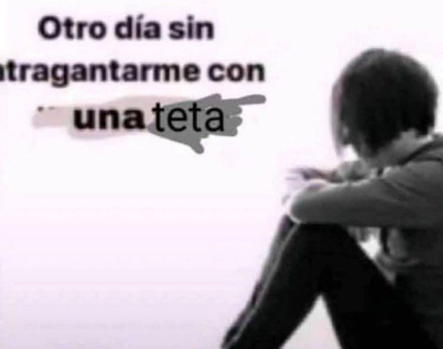 Hoy me levante triste.