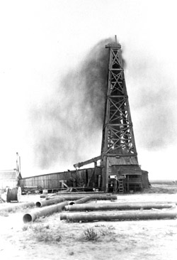 On this day in Texas history, in 1923, Santa Rita No. 1 came in on University of Texas land in Reagan County, proving that that Permian Basin was rich in oil. In 1940, the Santa Rita pump was moved to the University of Texas campus in Austin.