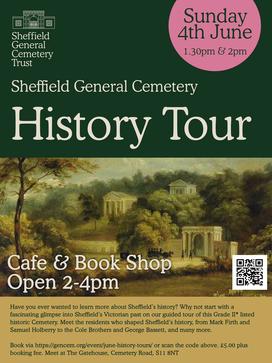 We are excited to announce the reopening of Sheff Gen Cem after major restoration work over the last 2 years. Come and see us at our events 3rd -11 June 

🏛 History Walk 4th June
gencem.org/event/june-his…

🏛 Then &amp; Now Exhibition. Sat, 3 -11 June

More at gencem.org/whats-on/