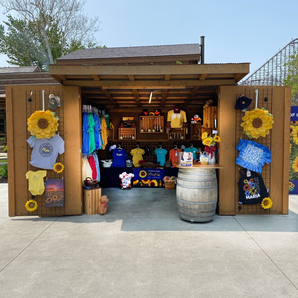 Visit the Prayers From Maria booth at <a href="/cedarpoint/">Cedar Point</a> by Artisan Square near Town Hall during Frontier Festival to find out how you can plant the seed and grow the movement and join with Cedar Point to raise money to support this worthwhile cause. 🌻