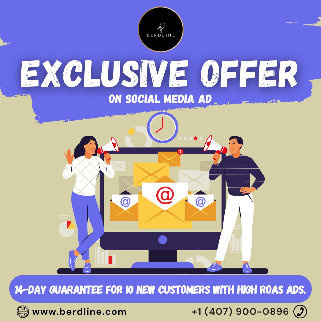 BerdlineC's tweet photo. 🤩🚀With our 14-Day Guarantee, you'll witness your ROAS skyrocket like never before! We're confident that our high-converting ads will take your business to new heights, and we back it up with a money-back guarantee.💯

🔗 CLICK https://t.co/URLMhp5nK9

#ExclusiveOffer #ROASAds https://t.co/IpWkQHMi4K
