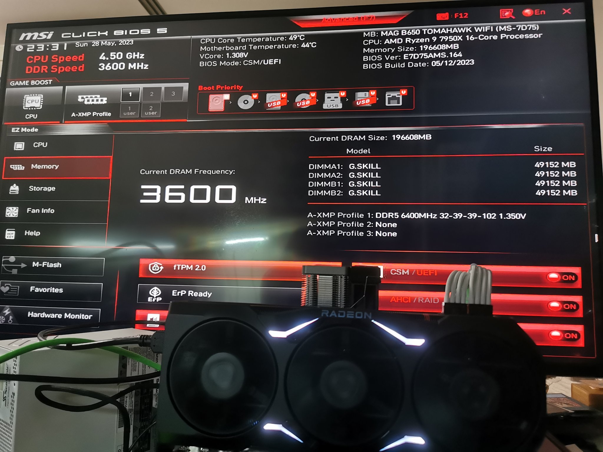 AMD ryzen1400 メモリ16GB SSD240GB 自作機M-ATX AMD ryzen1400 メモリ16GB SSD240GB 自作機M-ATX