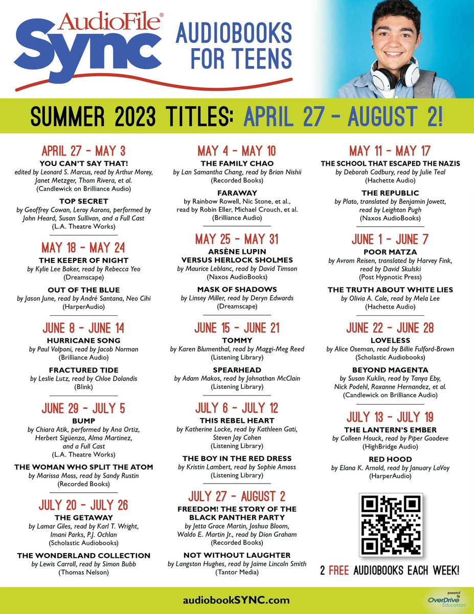 Sevier_Library's tweet image. Listening to a book IS reading! 2 new free audiobooks added each week! So put your listening ears on and get lost in a book! 📖🎧 #BecauseIRead #ReaderLife #HappyReading @KCS_Sevier @KCS_Libraries