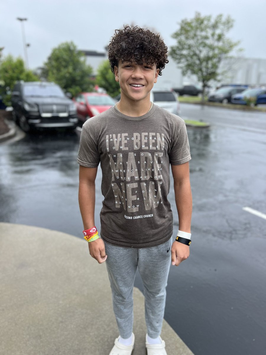 ColbyFlood_'s tweet photo. Took a break from football and other outside things today. Finally gave my life to Christ and got baptized. Can’t do anything without the man above. Blessed 🙏🏾. @perrynoble https://t.co/GsMQzBcgDm
