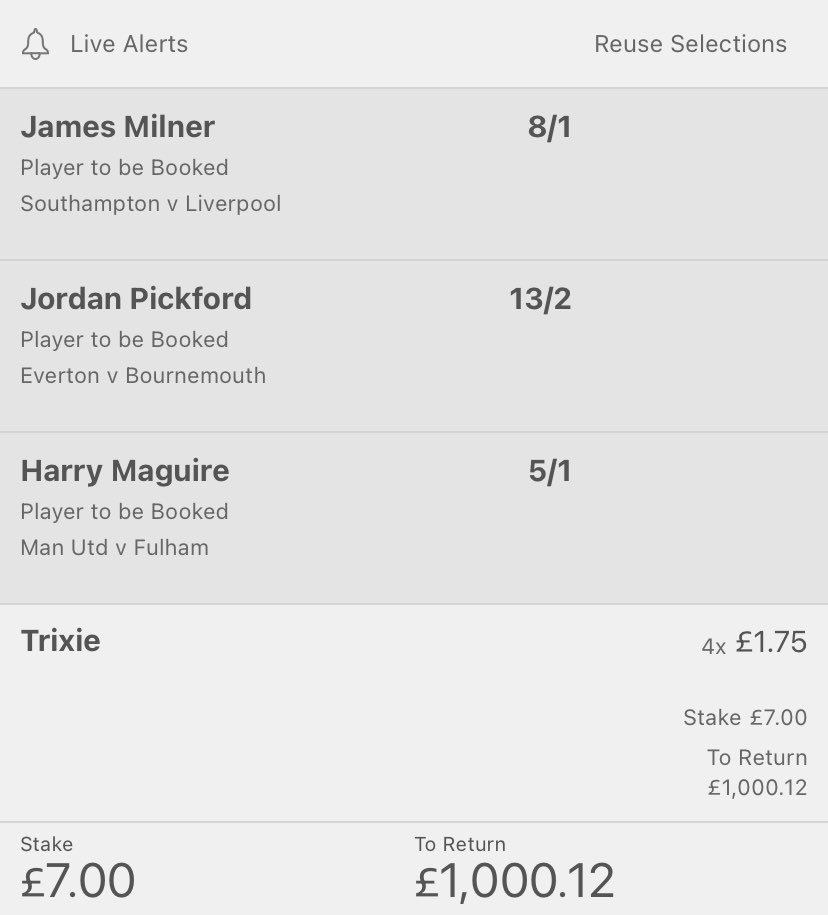TipsterJWins's tweet photo. Understand it’s the final day, but rude not back Milner and Mags at the prices

Added in Pickford to complete a winning brexit Trixie🏴󠁧󠁢󠁥󠁮󠁧󠁿🏴󠁧󠁢󠁥󠁮󠁧󠁿🏴󠁧󠁢󠁥󠁮󠁧󠁿 https://t.co/VOeNz9zBpE