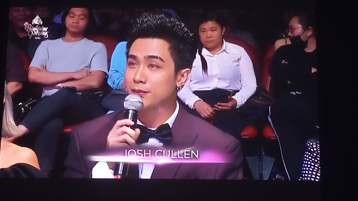 Judge Josh Cullen of @SB19Official on the q and a segment of the
#BBPGrandCoronation2023 #BbPilipinas2023