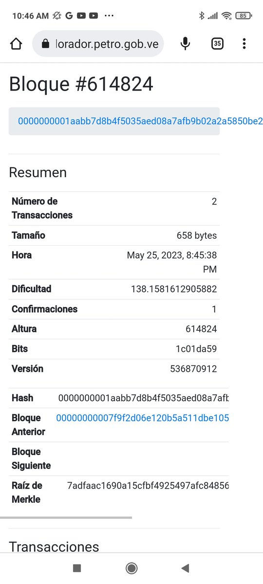 BREAKING: Con el mismo sentido de responsabilidad que informamos ayer que la Cadena de Bloques (Blockchain) del Petro (#PTR) había reiniciado el proceso de producción de nuevos bloques, hoy lamentablemente tenemos que confirmar que se ha vuelto a detener (halt) dicha Blockchain,